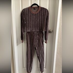 Fashion Nova Velour Lounge Wear
